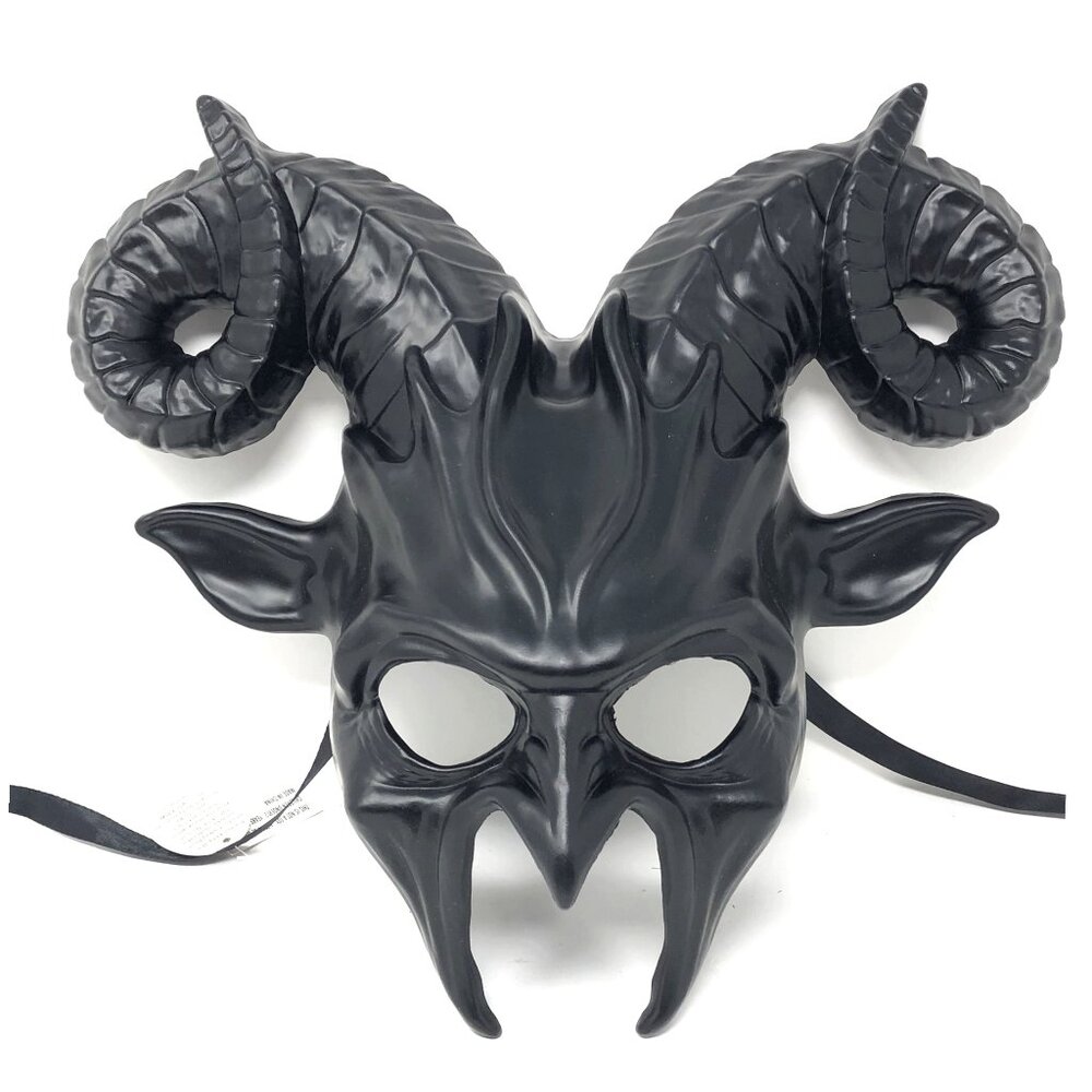 Krampus Ram Goat Demon with Horns Devil Halloween Masquerade Masks Party